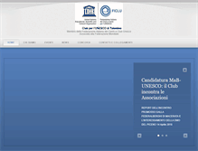 Tablet Screenshot of clubunescotolentino.it